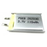 GM262030, Li-po battery (Lithium Polymer), rechargeable, pouch cell 2.6mm 20mm 30mm